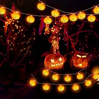 Guirlande lumineuse citrouilles — image 10