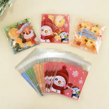 Sachets cellophane de Noël, lot de 100 à 300 — image 6