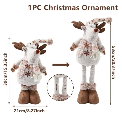 Poupée de noël télescopique, décorations de joyeux noël pour la maison, ornement de noël 2025, cadeaux de noël, nouvel an 2026 — image 26
