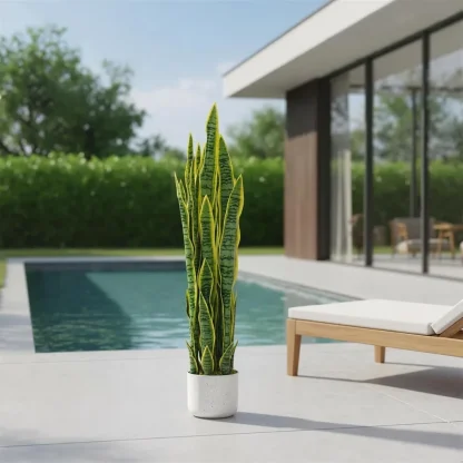 Sansevieria artificielle en pot — image 4