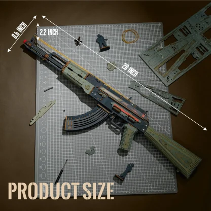 RoWood – Pistolet à élastique, puzzle 3D en bois — image 7