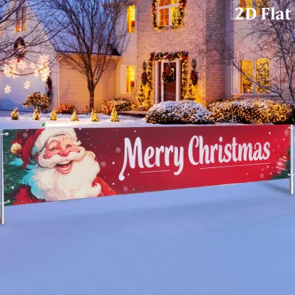 Bannière extérieure de noël, décorations de joyeux noël pour la maison, décor extérieur de noël, bonne année 2025, 2026 — image 5