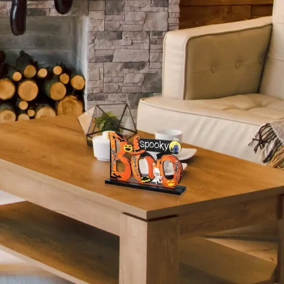 Ensemble de décorations de bureau en bois — image 4